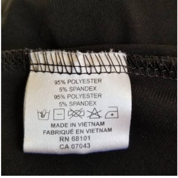 Belldini Size Large Black Sleeveless Tunic Tank - Picture 8 of 8